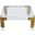 Casper Square Coffee Table In Gold