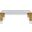 Casper Rectangular Coffee Table In Gold