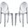 Casper Smoke Dining Chairs Set of 2 EEI-906-SMK