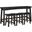 Caspian 4-Piece Pack Counter Height Set In Black