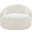 Caspian Chenille Fabric Upholstered Chair In Cream