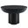 Caspian Concrete Round Coffee Table In Black