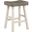 Caspian Counter and Bar Height Stools Set of 2 In Brown and White