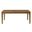 Cassandra Large Rectangular Dining Table In Spice Tan