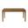 Cassandra Small Rectangular Dining Table In Spice Tan