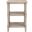 Cassie 3 Shelf Accent Table in Greige