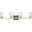 Cassie 4 Lights Bath Sconce In Satin Nickel With Clear Shade