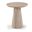 Cassino Concrete Indoor and Outdoor End Table In Travertine