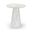 Cassino Concrete Indoor and Outdoor End Table In White