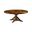 Casual Accents Country 72 Inch Round Dining Table In Walnut