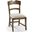 Casual Accents Country Planked Side Chair In Walnut