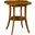 Casual Accents Country Quatrefoil Accent Table In Walnut