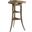 Casual Accents Trefoil Side Table In Medium Driftwood