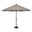 Catalina 11' Octagon Push Button Tilt Umbrella In Cast Silver