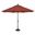 Catalina 11' Octagon Push Button Tilt Umbrella In Henna and Black