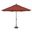 Catalina 11' Octagon Push Button Tilt Umbrella In Henna and Bronze