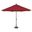 Catalina 11' Octagon Push Button Tilt Umbrella In Really Red and Bronze