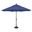Catalina 11' Octagon Push Button Tilt Umbrella In Sky Blue and Black