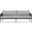 Catalina 3 Seat Sofa with Cushion In Moon and Matte Charcoal