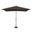 Catalina 6.6' x 10' Rectangle Push Button Tilt Umbrella In Black and Bronze