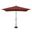 Catalina 6.6' x 10' Rectangle Push Button Tilt Umbrella In Henna and Black