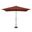 Catalina 6.6' x 10' Rectangle Push Button Tilt Umbrella In Henna and Bronze