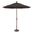 Catalina 7.5' Octagon Push Button Tilt Umbrella In Black