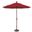 Catalina 7.5' Octagon Push Button Tilt Umbrella In Really Red