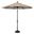 Catalina 9' Octagon Push Button Tilt Umbrella In Beige and Black