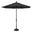 Catalina 9' Octagon Push Button Tilt Umbrella In Black