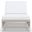 Catalina Chaise Lounge with Cushion In Polar and Matte White