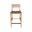 Catania Counter Stool In Warm Brown and Black