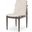 Cavett Cream Boucle Upholstered Seat With Dark Brown Wood Frame Dining Chair