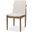 Cavett Cream Boucle Upholstered Seat With Light Brown Wood Frame Dining Chair