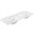 Cayman 48 Inch Double Basin Bathroom Sink In White
