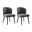 Cecilia Dining Chair Set Of 2 In Grey