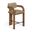 Cedra Velvet Performance Fabric Upholstered Counter Stool In Beige