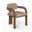 Cedra Velvet Performance Fabric Upholstered Dining Chair Set of 2 In Beige