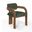 Cedra Velvet Performance Fabric Upholstered Dining Chair Set of 2 In Green