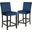 Celeste Blue Counter Height Chair Set Of 2