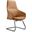 Celeste Series Office Guest Chair In Acorn Brown Leather