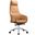 Celeste Series Office Tall Chair In Acorn Brown Leather