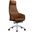 Celeste Series Tall Office Chair In Dark Brown Leather