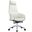 Celeste Series Tall Office Chair In White Leather