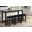 Celeste Theater Bar Table with 3 Stools In Black