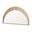 Celeste Wood Large Mirror In Light Brown
