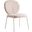 Celestial Boucle Dining Chair In Beige