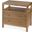Celine 2 Drawer Wide Nightstand In Natural