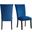 Celine Blue Velvet Side Chair Set Of 2