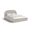 Celine Velvet Upholstered Full Bed In Cream